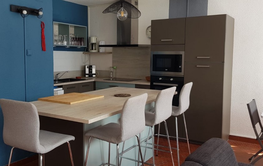 Location de vacances - Appartement à Le Barcarès - vue sur ilot central