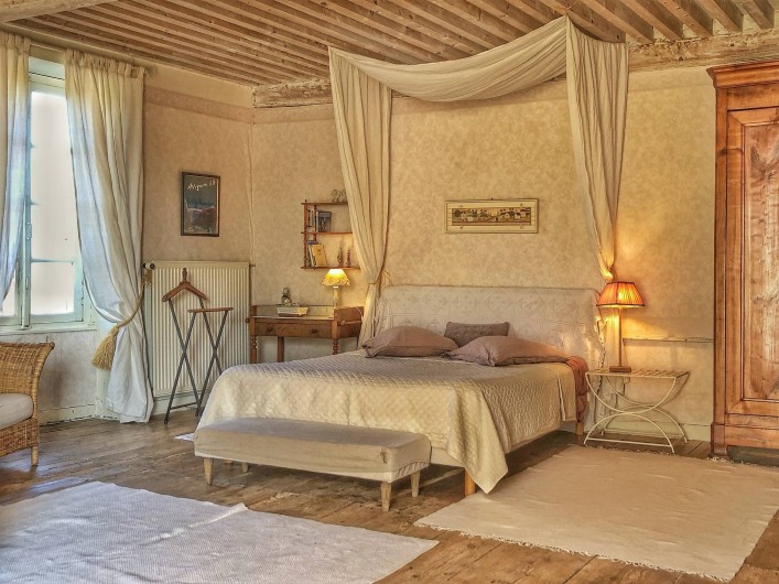 Location de vacances - Chambre d'hôtes à Chadeleuf - chambre ivoire