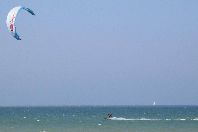 Location de vacances - Camping à Sorède - Kitesurfer