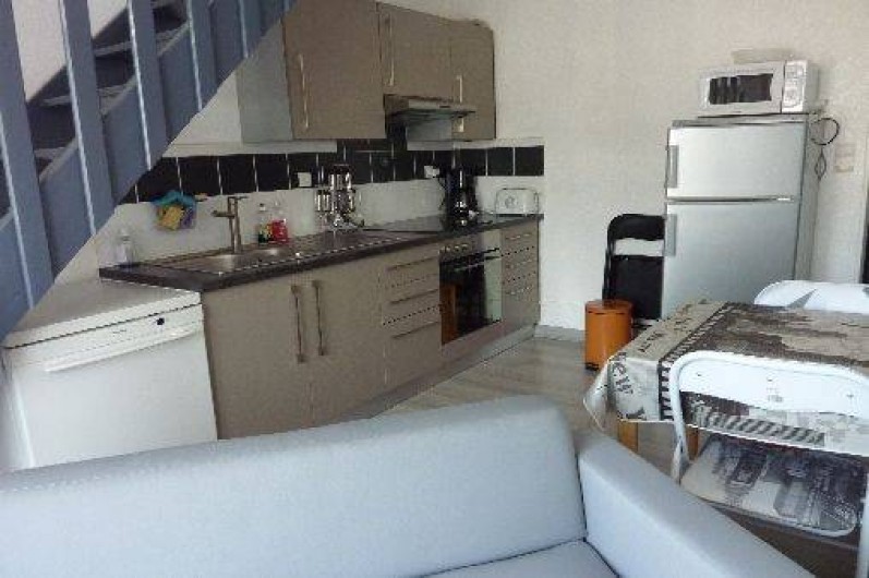 Location de vacances - Appartement à Fort-Mahon-Plage - Cuisine