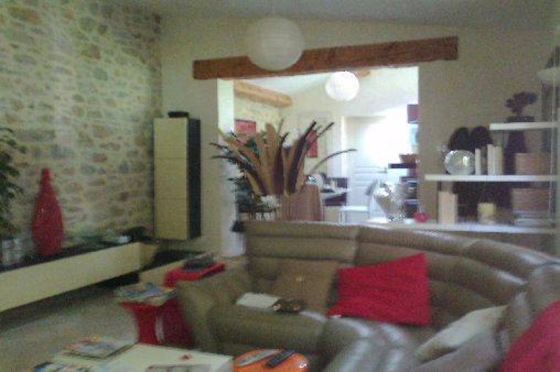 Location de vacances - Villa à Golfe-Juan - Le salon avec TV