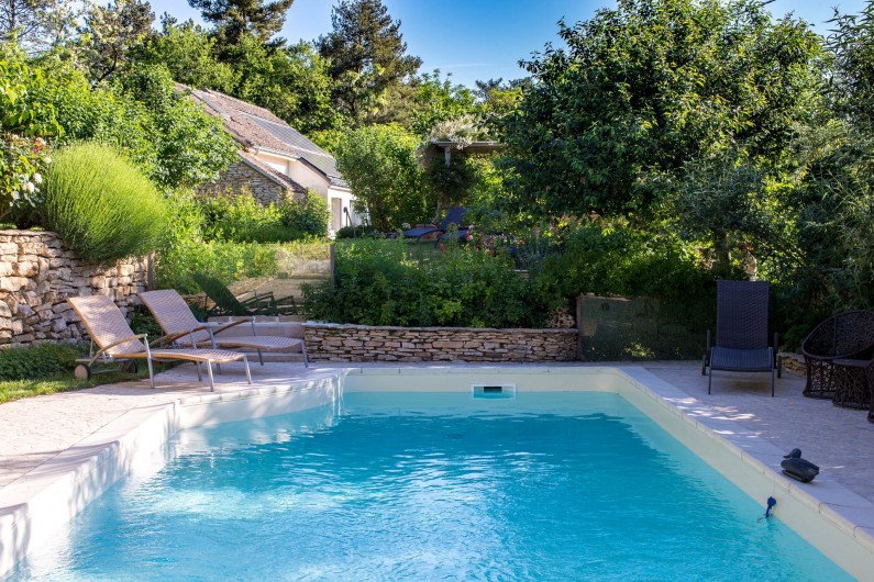 Location de vacances - Chambre d'hôtes à Beaune - La piscine de La Terre d'Or