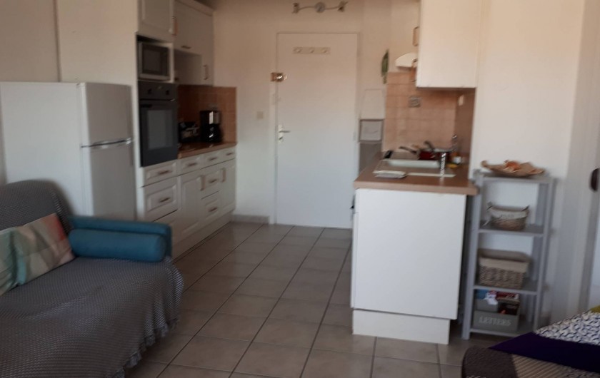Location de vacances - Appartement à Agde - coin cuisine toute équipée