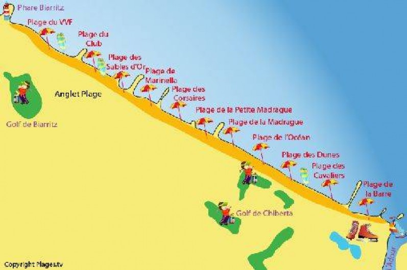 Location de vacances - Appartement à Anglet