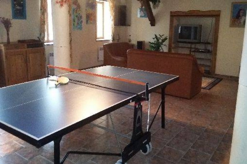 Location de vacances - Gîte à Autun - salle de jeux