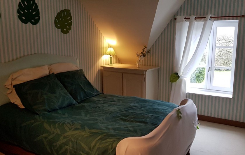 Location de vacances - Gîte à Bourguenolles - Chambre verte