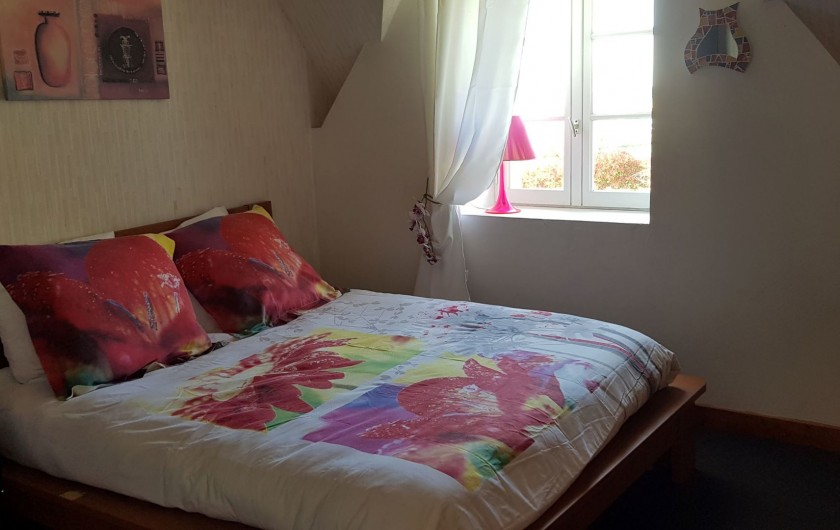 Location de vacances - Gîte à Bourguenolles - Chambre rose