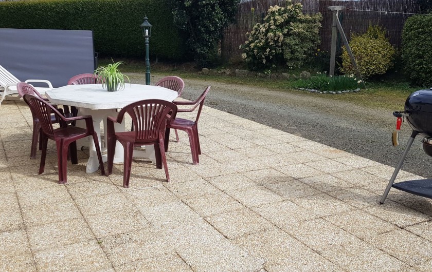 Location de vacances - Gîte à Bourguenolles - Terrasse arrière