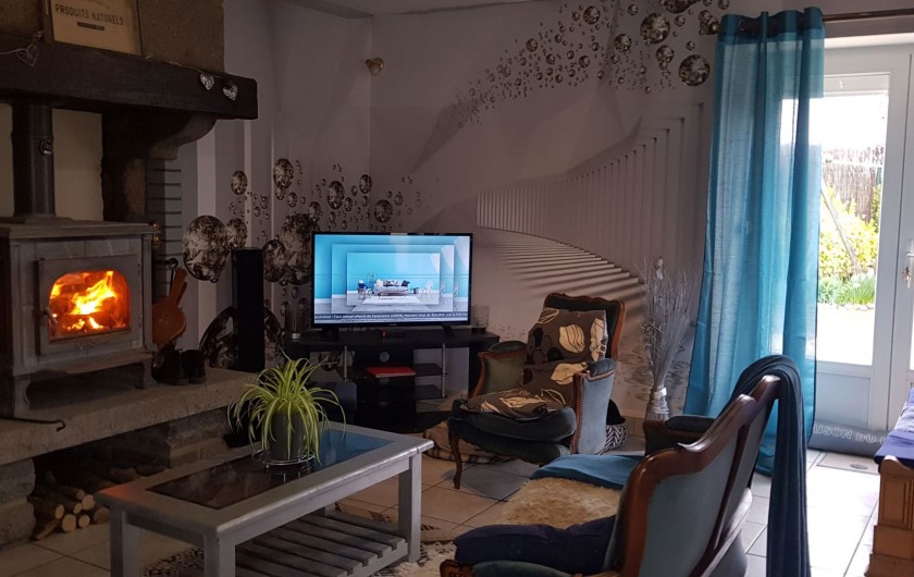 Location de vacances - Gîte à Bourguenolles - Salon