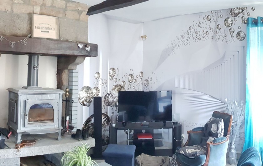 Location de vacances - Gîte à Bourguenolles - Salon