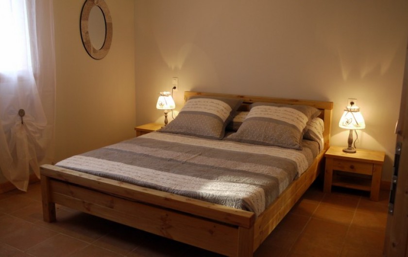 Location de vacances - Villa à Montagnac - chambre 1 : lit en 160