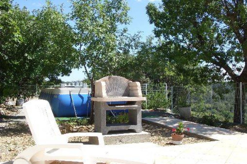 Location de vacances - Gîte à Bize-Minervois - terrasse