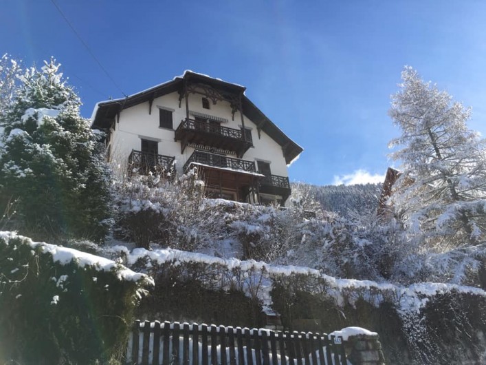 Location de vacances - Appartement à Saint-Gervais-les-Bains - Chalet vue face