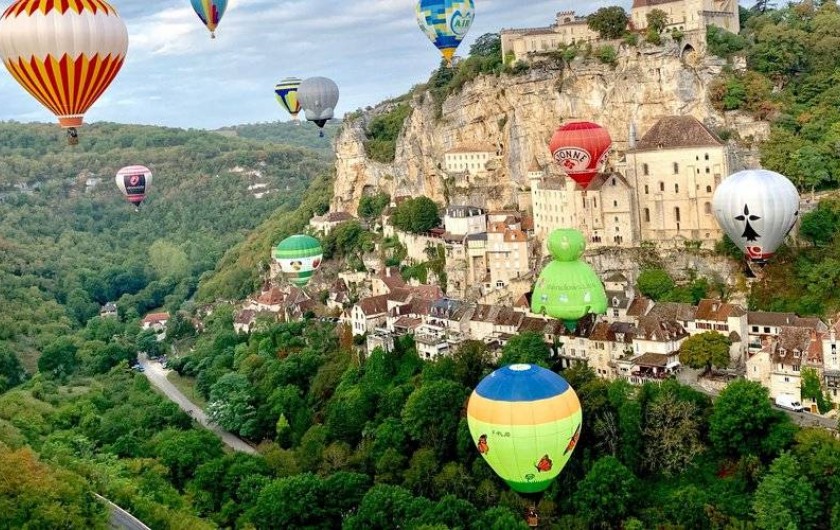 vol en montgolfière à Rocamadour