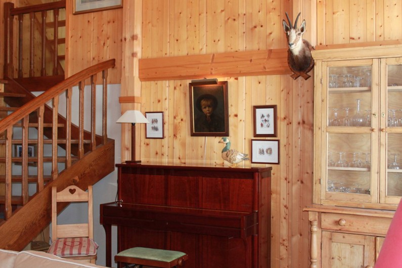 Location de vacances - Chalet à La Comballaz - salon