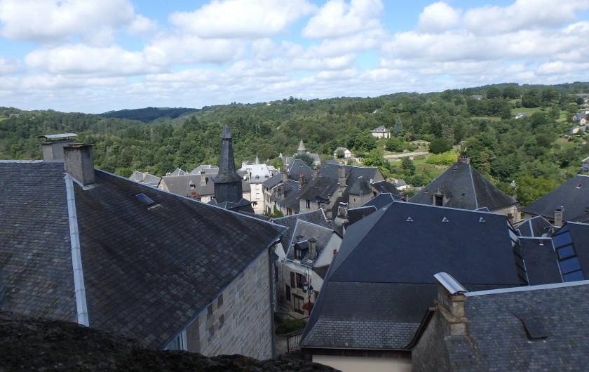 Location de vacances - Gîte à Saint-Hilaire-les-Courbes - Les toits ancienne de Treignac... dix minutes par voiture.