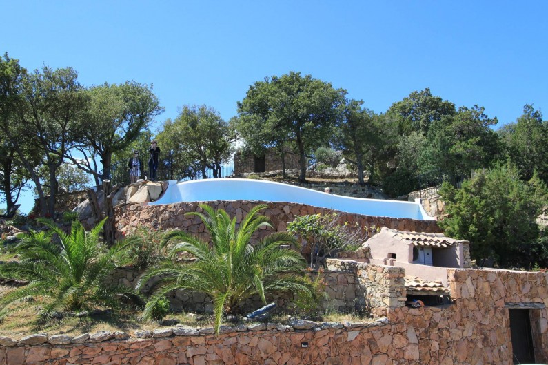 Location de vacances - Maison - Villa à Porto-Vecchio - Vue Piscine et coin Massage