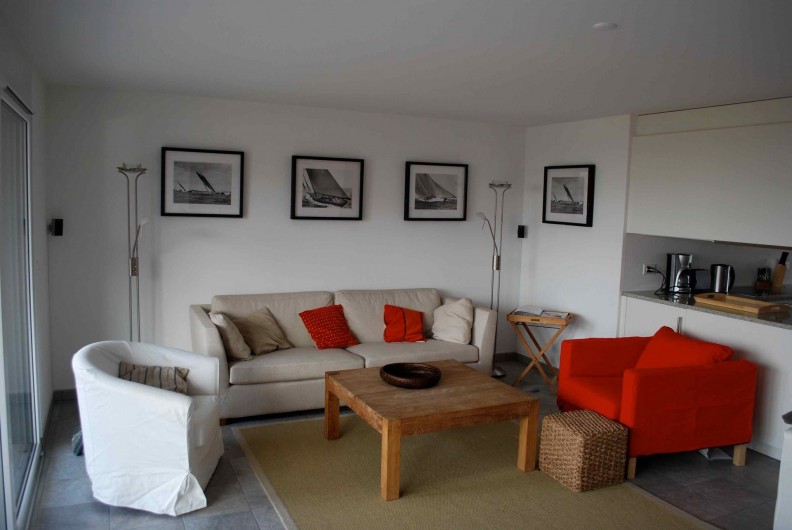 Location de vacances - Appartement à Le Bouveret - salon