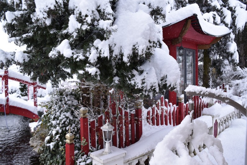 Location de vacances - Villa à Pierre-Châtel - l'hiver sur le bassin