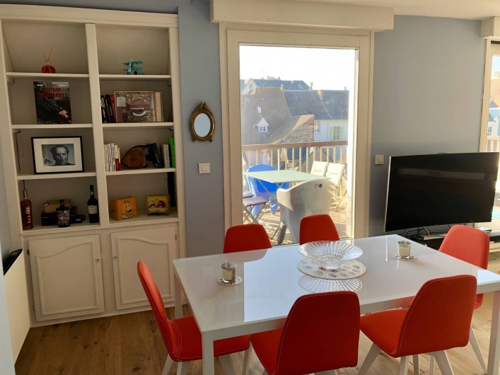 Location de vacances - Appartement à Wimereux - Vue SAM sur Terrasse