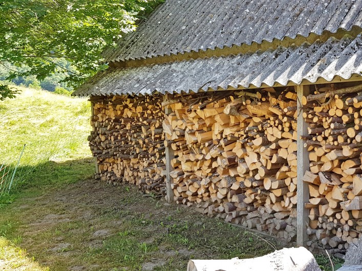 Location de vacances - Gîte à Sainte-Marie de Campan - du bois pour faire quelques flambées dans la cheminée !