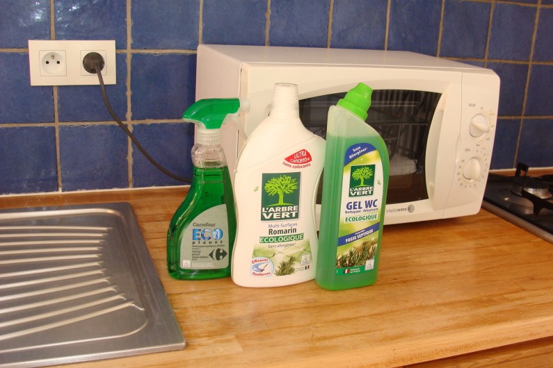 Location de vacances - Villa à Châtelaillon-Plage - produits d'entretien éco-responsable