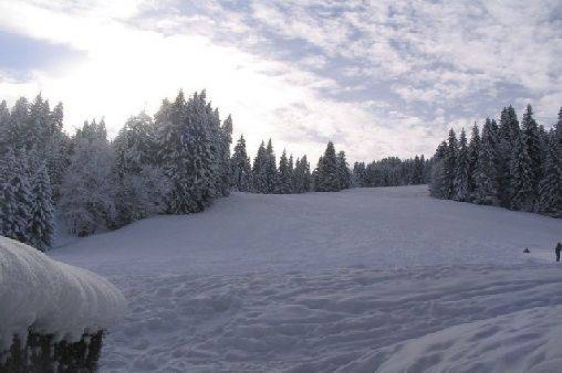 Location de vacances - Appartement à Les Gets - Vue depuis le séjour