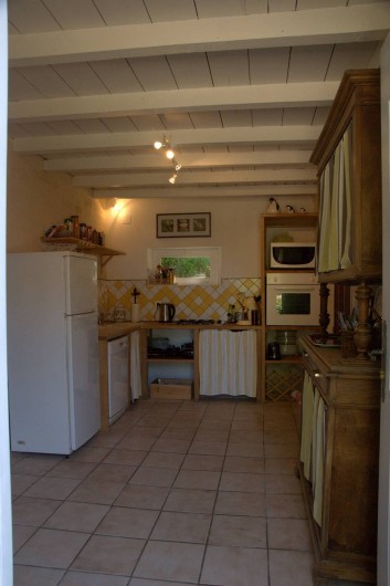 Location de vacances - Gîte à Guitres - Cuisine Toute équipée 
Gite La Gabarre