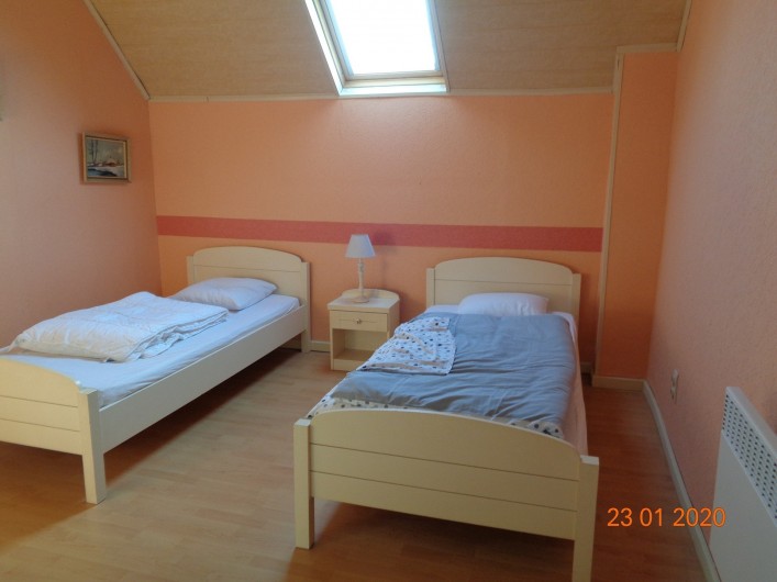 Location de vacances - Gîte à Houthem - chambre3 à l'étage