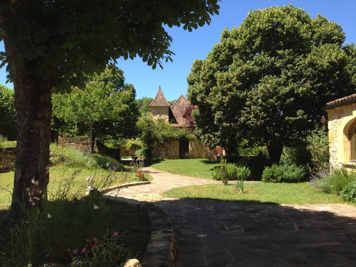 Location de vacances - Gîte à Saint-Cybranet - vue est