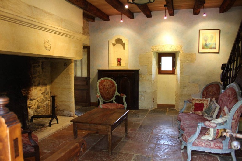 Location de vacances - Gîte à Saint-Cybranet - salon