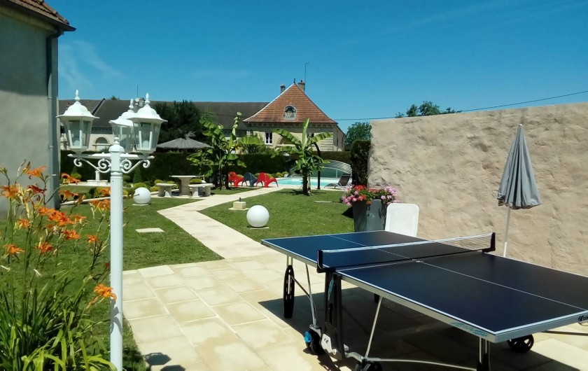 Location de vacances - Maison - Villa à Beaujeu-Saint-Vallier-Pierrejux-et-Quitteur - Table de ping pong