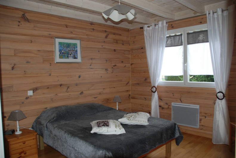 Location de vacances - Chalet à Saint-Léonard - Chambre parentale