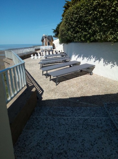 Location de vacances - Appartement à La Bernerie-en-Retz - Terrasse  face mer