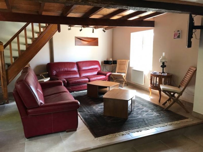 Location de vacances - Gîte à Saint-Quentin-en-Tourmont - Salon