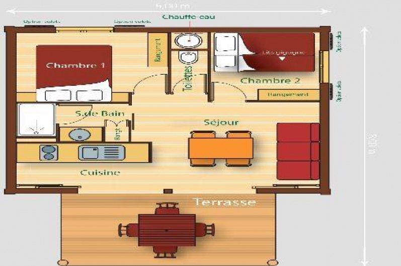 Location de vacances - Chalet à Orbey