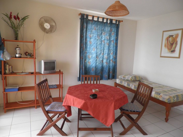 Location de vacances - Appartement à Les Anses-d'Arlet - Séjour (1 couchage)
