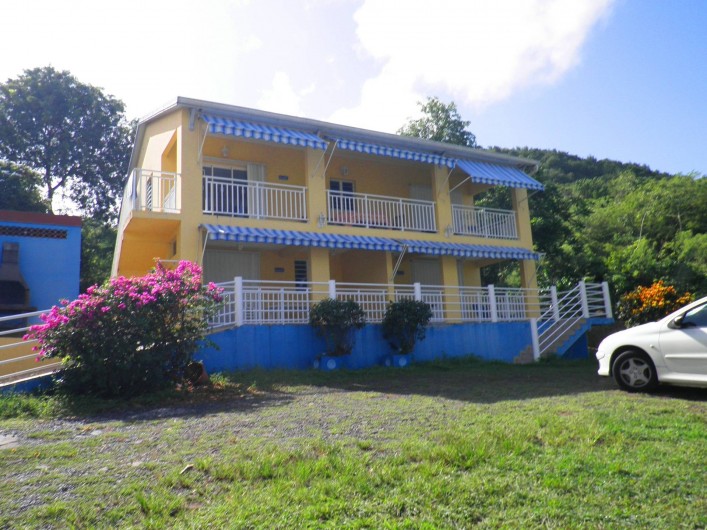 Location de vacances - Appartement à Les Anses-d'Arlet - Batterie 2, Rez de chausée 2 appartements F2 , un bel appartement F4