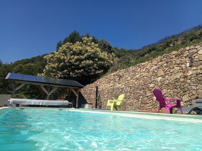 Location de vacances - Gîte à Chirols - la piscine