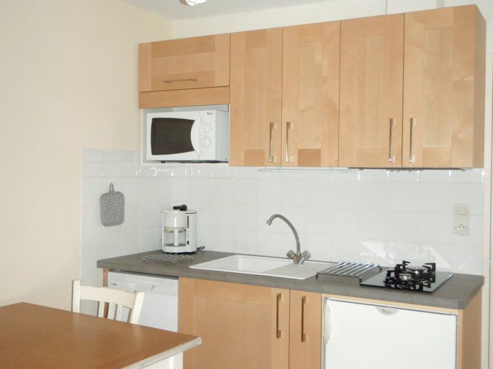 Location de vacances - Gîte à Sancey-le-Grand - la cuisine gite Romance 3*  2 personnes