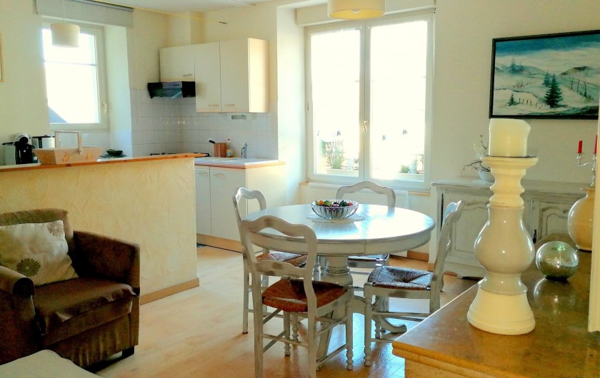 Location de vacances - Gîte à Sancey-le-Grand - le séjour gite Charme 4*  2 à 4 personnes