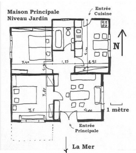Location de vacances - Maison - Villa à Ajaccio - Plan