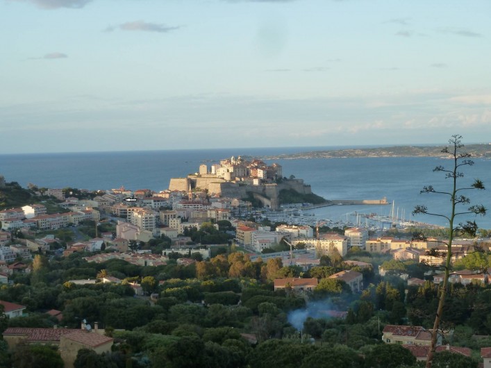 Location de vacances - Appartement à Calvi - Vue de la citadelle