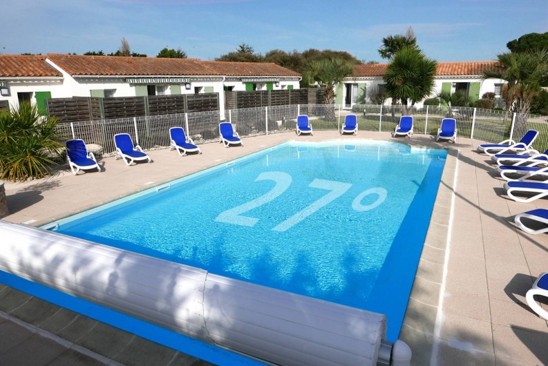 Location de vacances - Maison - Villa à Sainte-Marie-de-Ré - Piscine chauffée à 27 degrés dès le début d'avril