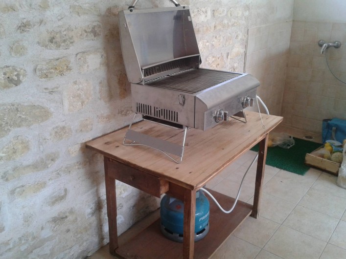 Location de vacances - Maison - Villa à Dolus-d'Oléron - la plancha sous le chai