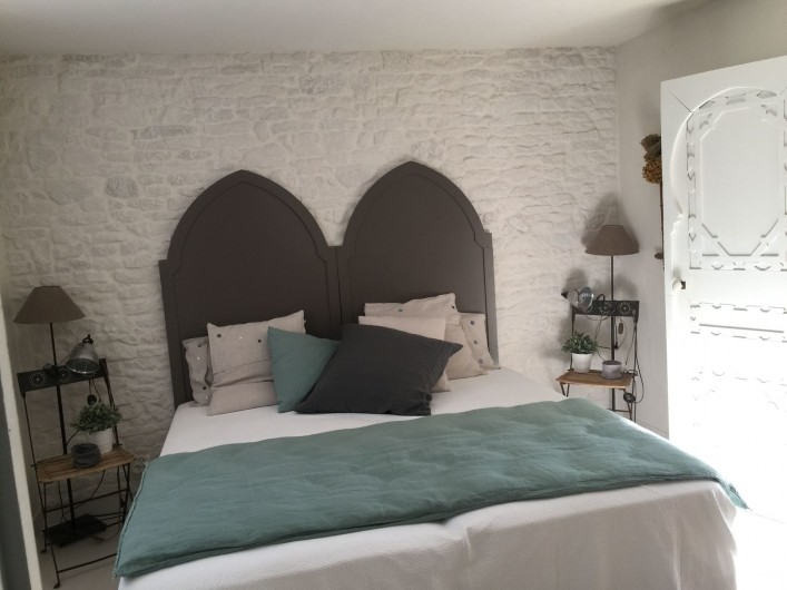 Location de vacances - Villa à Porto-Vecchio - chambre du bas