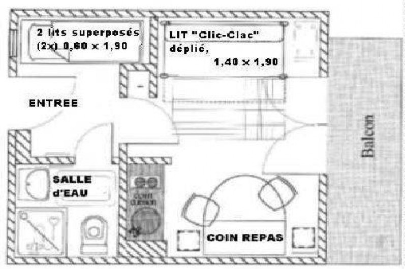 Location de vacances - Studio à Les Houches
