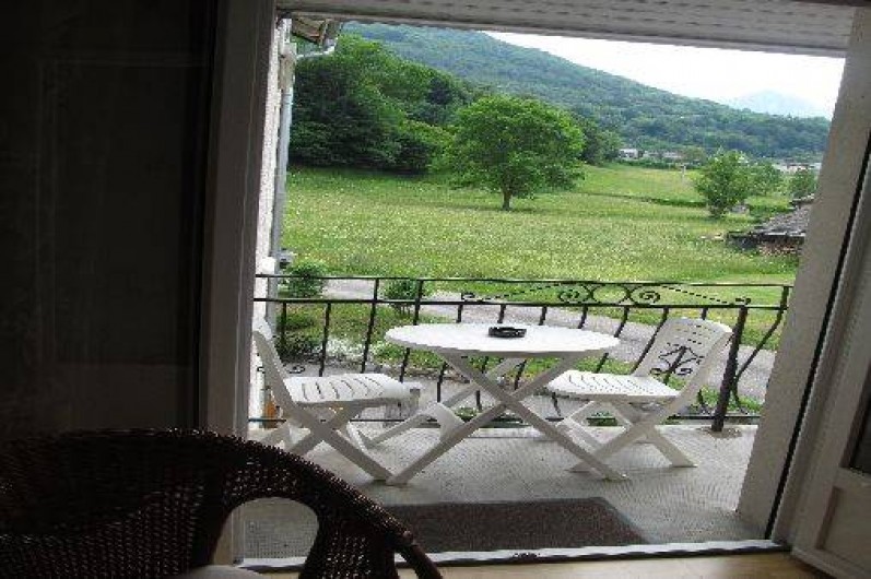 Location de vacances - Appartement à Esterre - balcon de la chambre N°4