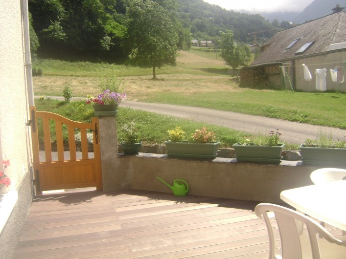 Location de vacances - Appartement à Esterre - VUE de la terrasse N°1