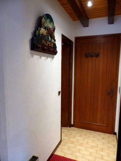 Location de vacances - Appartement à Le Grand-Bornand - Hall d'entrée